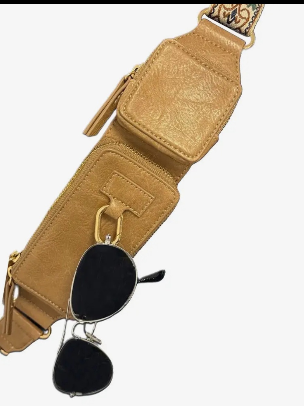 Zip & Clip RFID Crossbody Strap Wallet - Picture 6 of 9